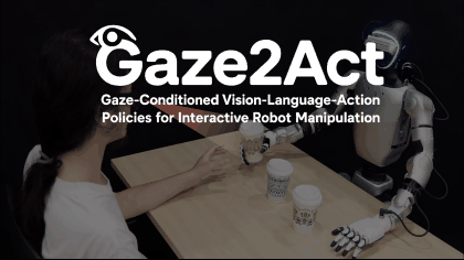 Gaze2Act: Gaze-Conditioned Vision-Language-Action Policies for Interactive Robot Manipulation preview